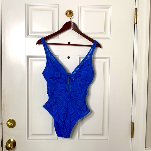 Becca by Rebecca Virtue Color Play Plunge Swimsuit - Picture 2 of 8